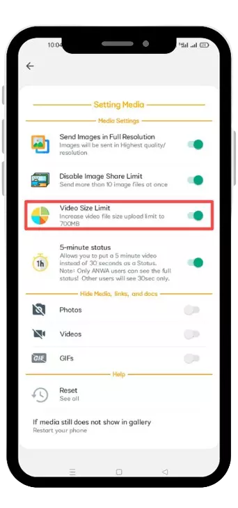 AN WhatsApp+2 APK Send Large Files Feature Image